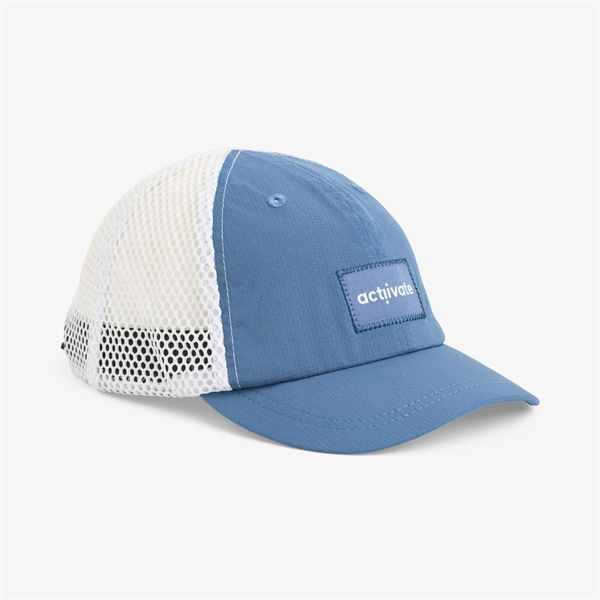 Actiivate Blaze Foldable Soild Trucker Cap - Blue